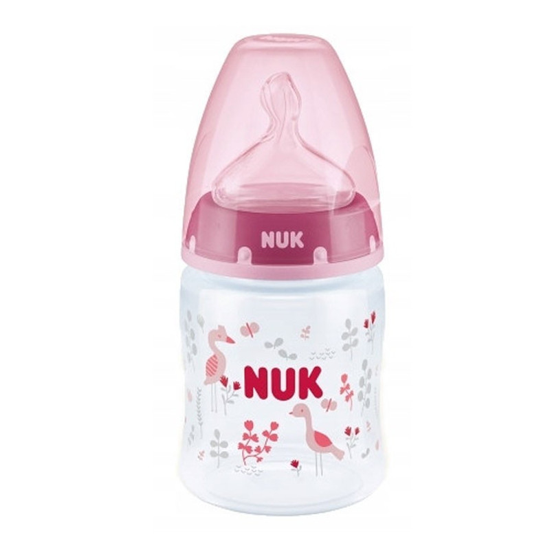 NUK Butelka First Choice+ silikon 0-6m 150ml róż
