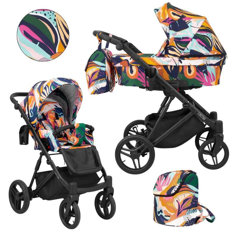 Kunert Lazzio wózek dziecięcy sama gondola lub 2w1 kolor 01 kolorowy