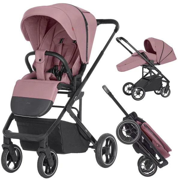Dwukierunkowy wózek spacerowy dla dziewczynki lekki carrello alfa 2024