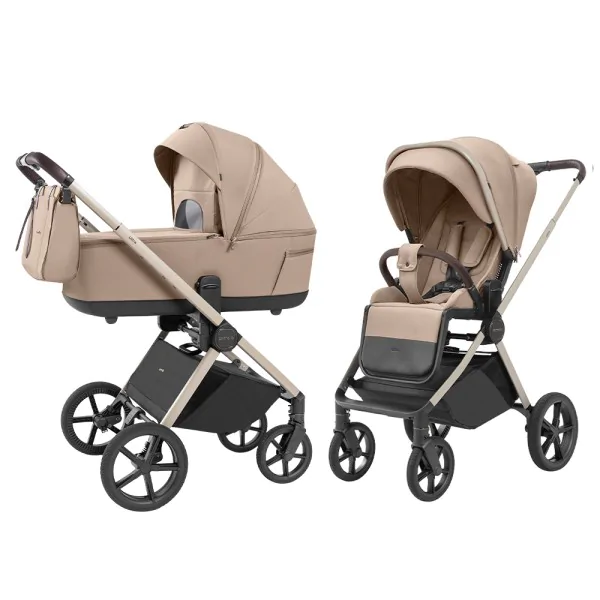 Lekki wózek dziecięcy Carrello Ultra 2025 Flolar Beige