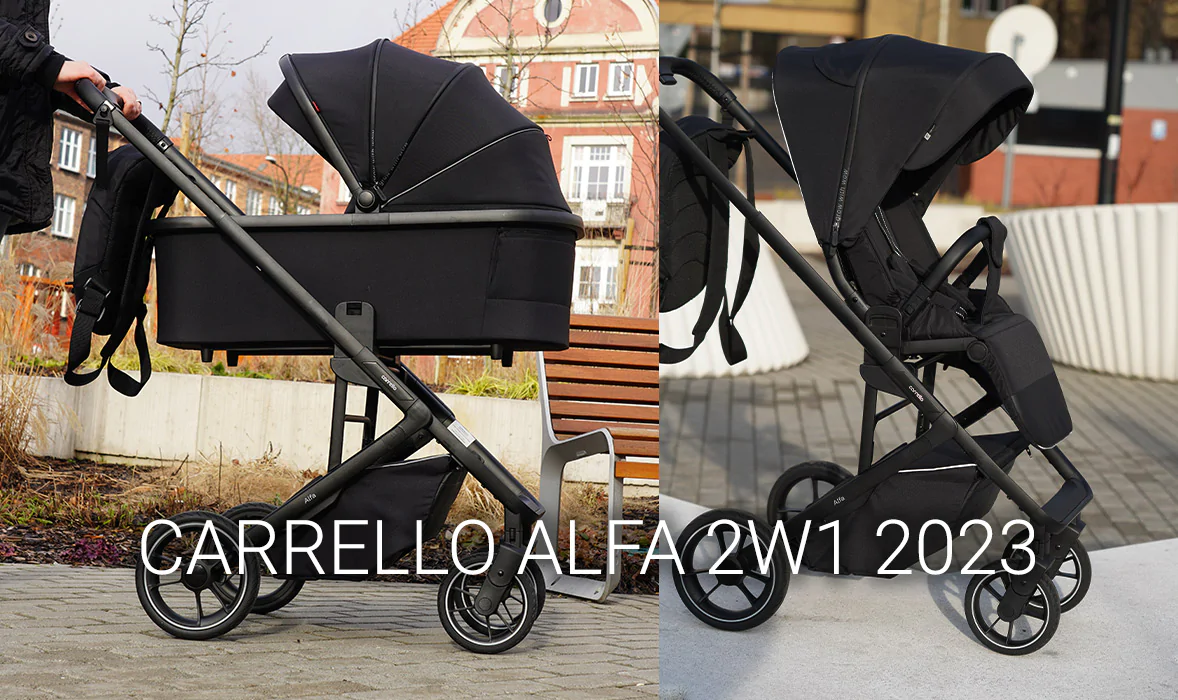 wózek dziecięcy 2w1 carrello alfa 2023